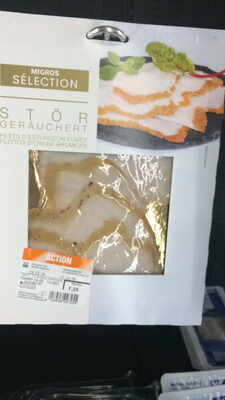 Filets d'estugéon fumes