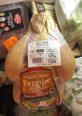 Poulet fermier jaune de Vendée Label Rouge