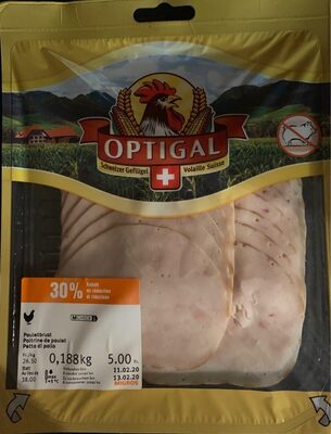 Poitrine de poulet front packaging