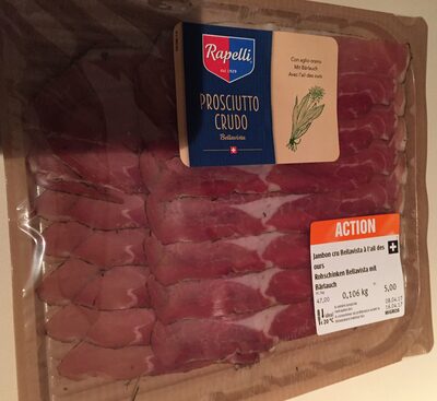 Jambon cru Bellavista à l'ail des ours