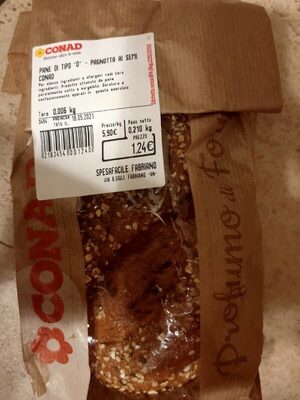 Pagnotta di tipo "0" ai semi Conad