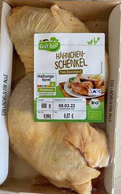 Hähnchenschenkel front packaging