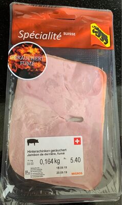 Jambon de derrière front packaging
