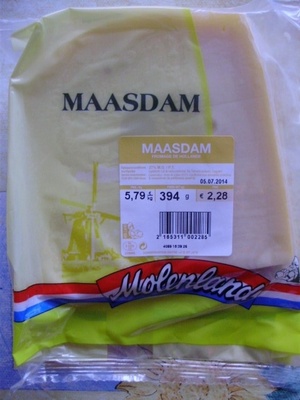 Maasdam (27% MG) - 394 g - Molenland