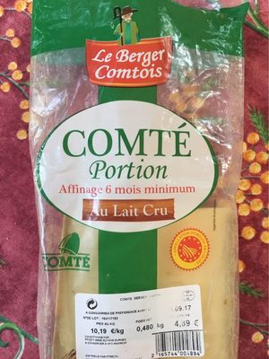 Comté, Portion