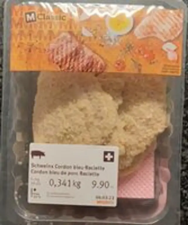 Cordon bleu de porc Raclette