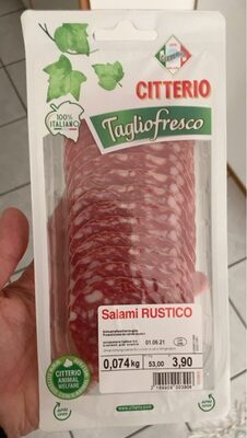 Salami Rustico front packaging