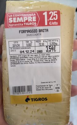 Formaggio baita