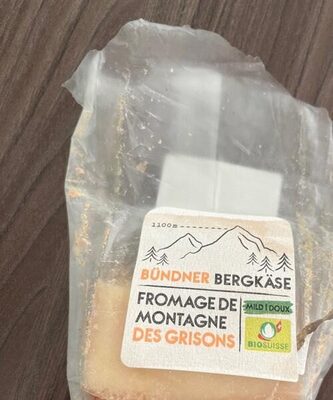 Fromage de montagne front packaging