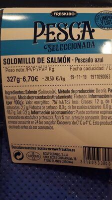 Solomillo de salmón