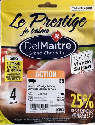Le Prestige Jambon front packaging