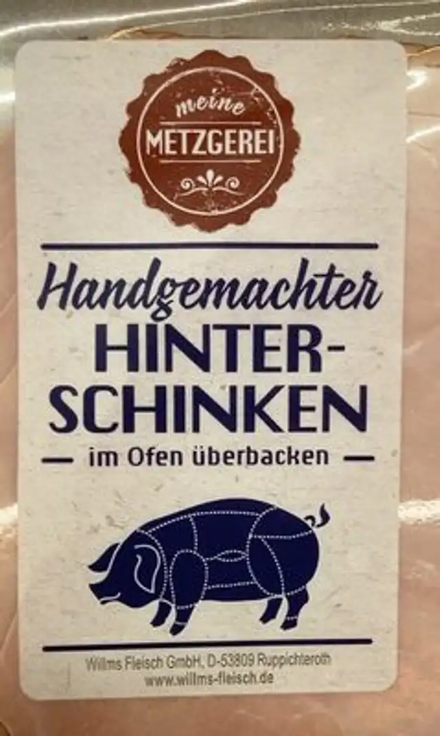Hinterschinken front packaging