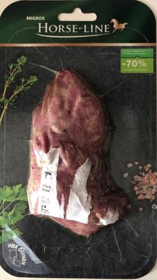 Steak de cheval à l'ail