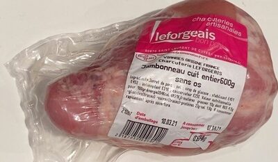 Jambonneau cuit entier sans os