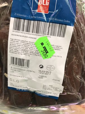 Boudin noir aux oignons