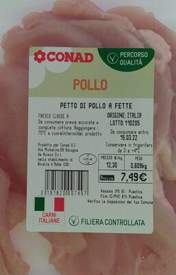 Petto di pollo a fette