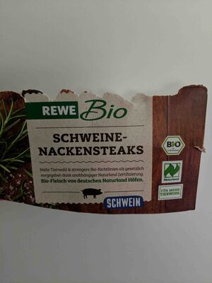 Bio Schweine-Nackensteaks front packaging