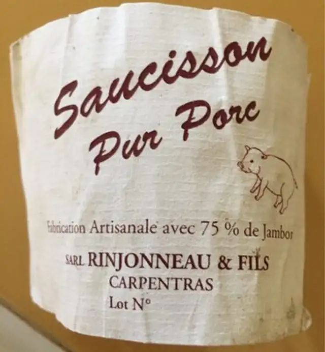 Saucisson pur porc