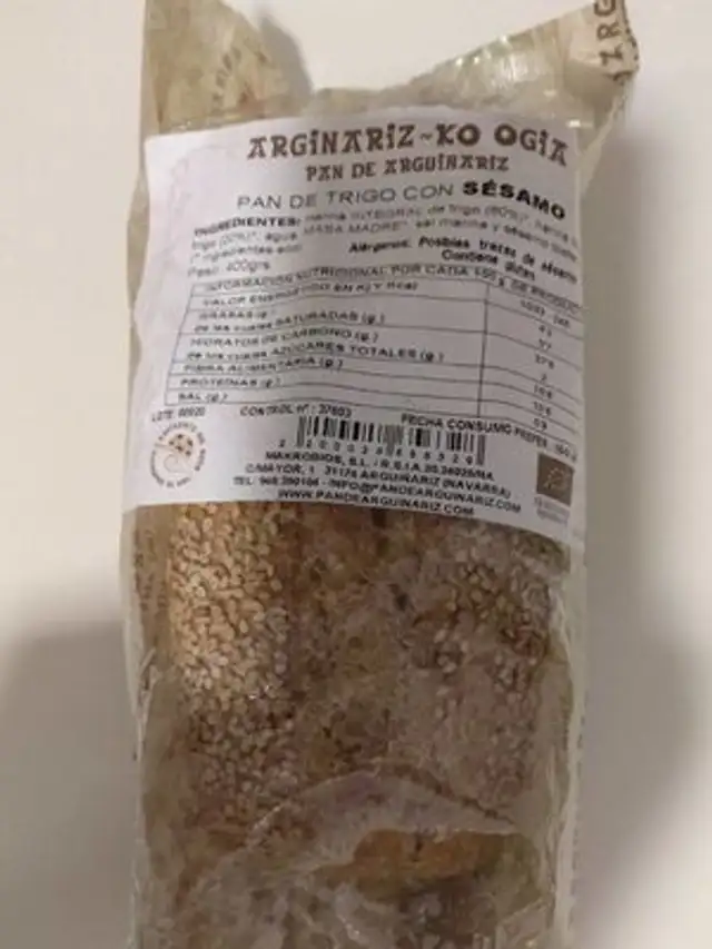 Pan de trigo con Sesamo