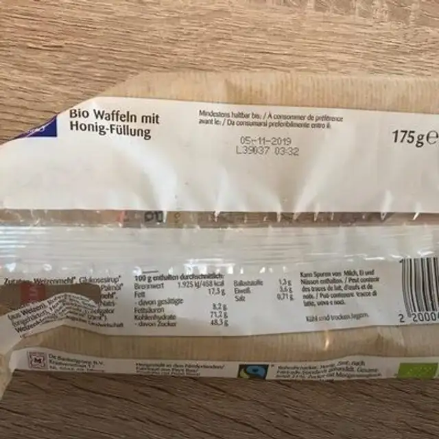 Honig Waffeln