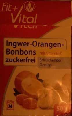 Ingwer-orangen-bonbons Zuckerfrei, Orange, Ingwer