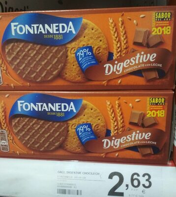 Galleta digestive choc/leche