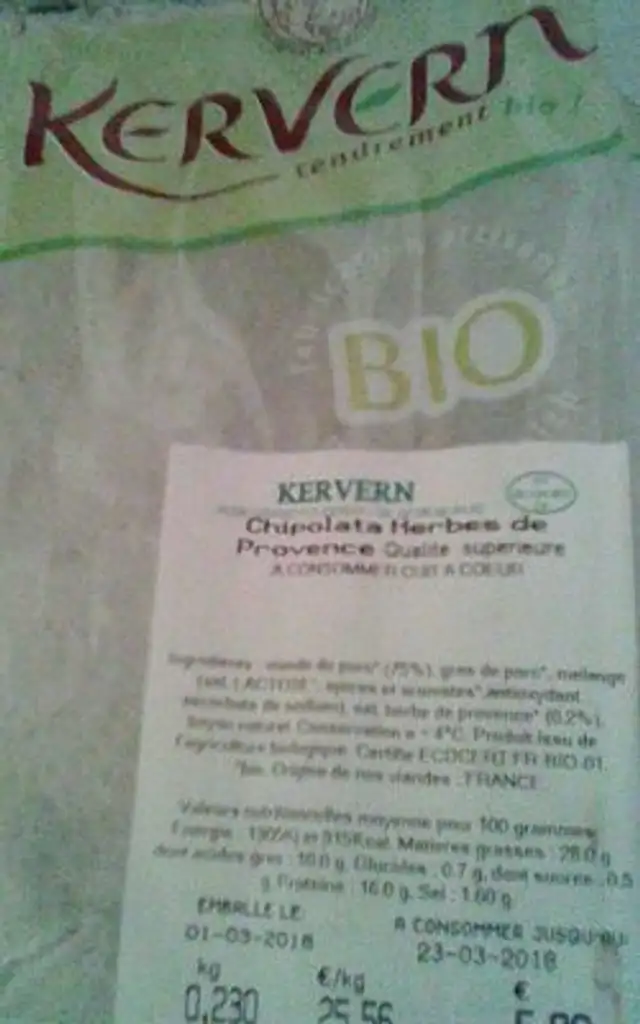 Chipolata herbes de Provence