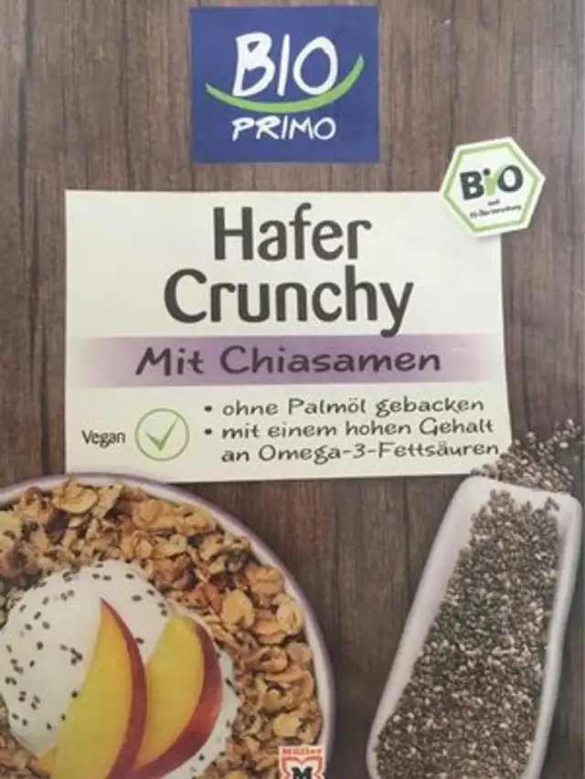 Bio Hafercrunchy mit Chia-samen