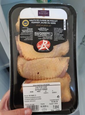 Hauts de cuisse de poulet jaune