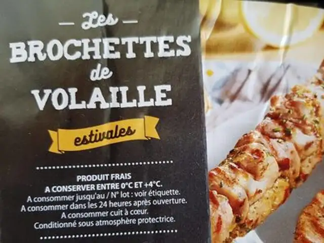 Brochette de dinde au poivron