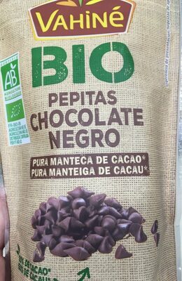 Vahine bio pepitas de chocolate negro