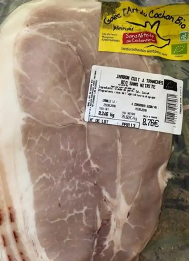 Jambon cuit sans nitrite