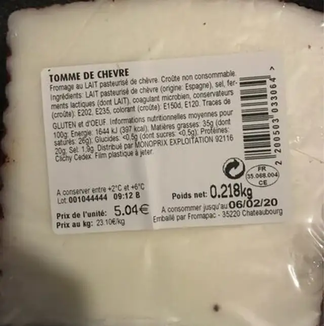 Tomme de chèvre