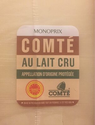 Comté monoprix lait cru
