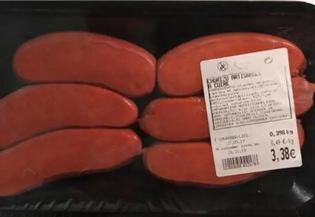 Chorizo artisanale a cuire