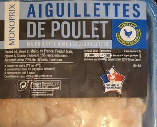 aiguillette de poulet