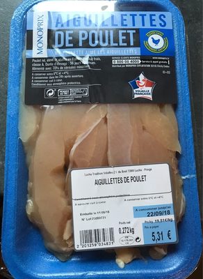Aiguillettes de poulet