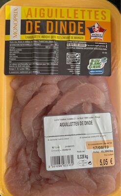 Aiguillettes de dinde