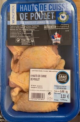 Hauts de cuisse de poulet