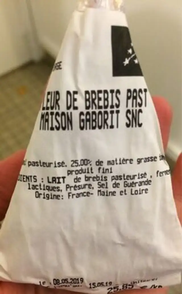 Fleur de Brebis pasteurisé Maison Gaborit SNC
