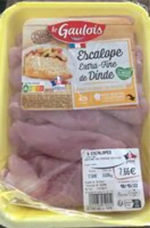 Escalope extra fine de dinde
