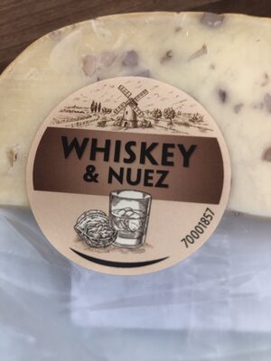 whiskey & nuez front packaging