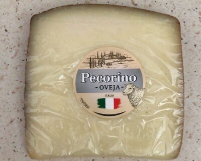 Queso Pecorino -Oveja- front packaging