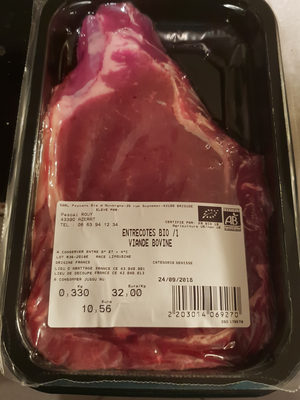 Entrecote Bio/1 Viande Bovine