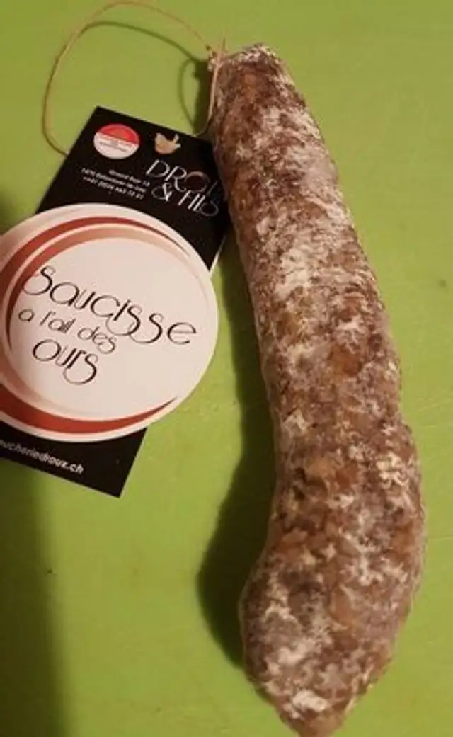 Saucisse a l'ail des ours