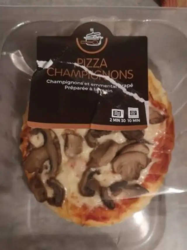 Pizza aux champignons