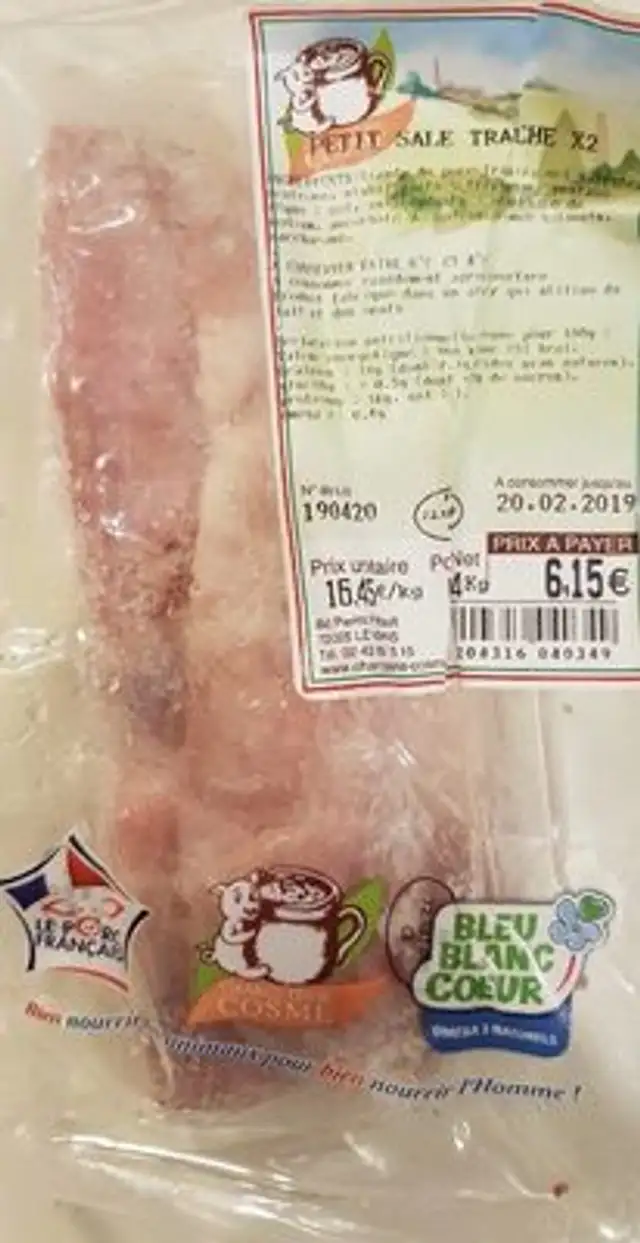 Petit salé tranche ×2
