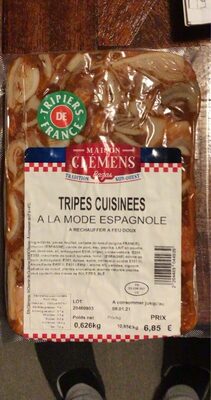 Tripes cuisinees mode espagnole