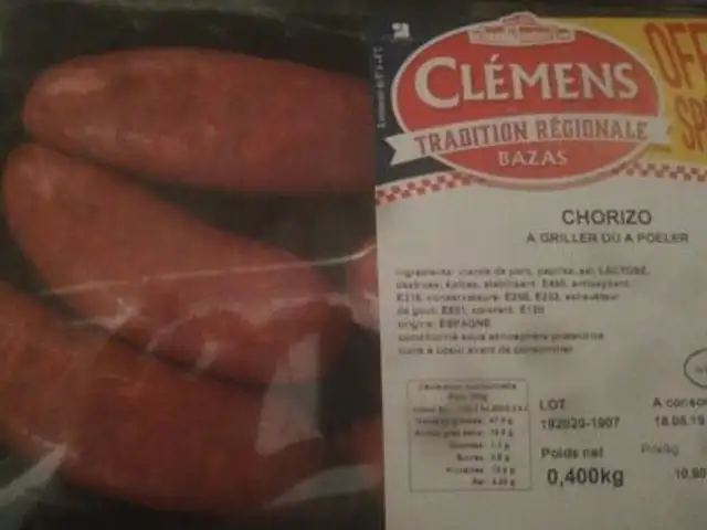 Chorizo a griller