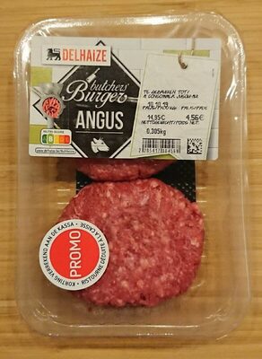 Butchers' Burger Angus front packaging
